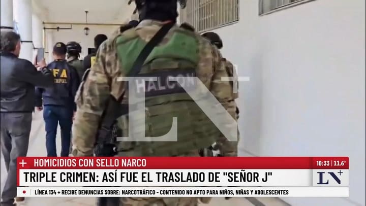 Asi fue el traslado de "Senor Jota"