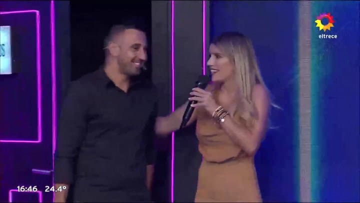 El encuentro entre Laurita Fernández y el doble de Fede Hoppe