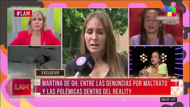 Pamela, madre de Martina, salió a defenderla en A la Barbarossa (Telefe)