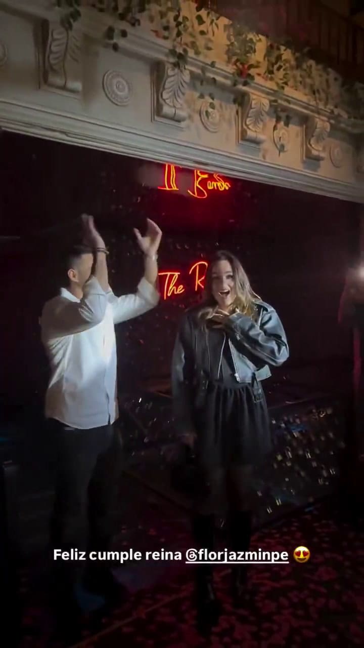 La reacción de Flor en su cumpleaños sorpresa