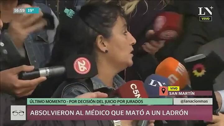 Absolvieron al médico que mató a un ladrón