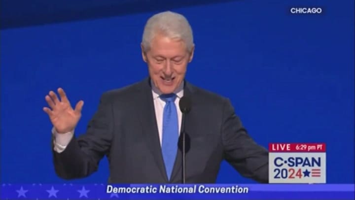 La brroma de Bill Clinton sobre Kamala Harris