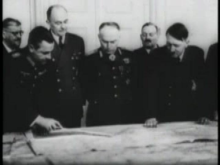 Ion Antonescu y Adolf Hitler en un encuentro en 1943
