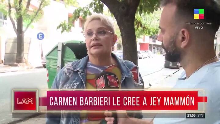 Carmen Barbieri habló sobre la denuncia a Jey Mammon y generó polémica: “Hay que darle el derecho de la duda”