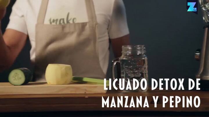 Jugos detox: manzana y pepino