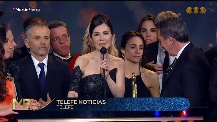 Telefe Noticias fue el ganador de la estatuilla a mejor noticiero central
