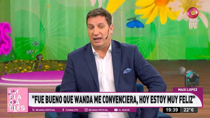 Maxi López reveló el nombre de su hijo