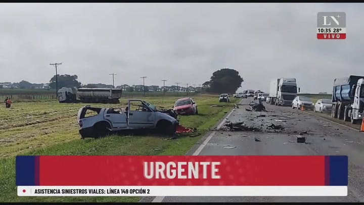 Niebla y choque fatal en la Ruta 226: falleció el conductor de la camioneta