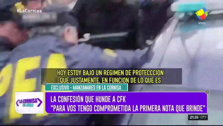 El audio que Manzanares envió a La Cornisa - Fuente: América TV