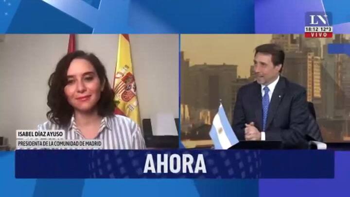 entrevista de Feinmann a Díaz Ayuso