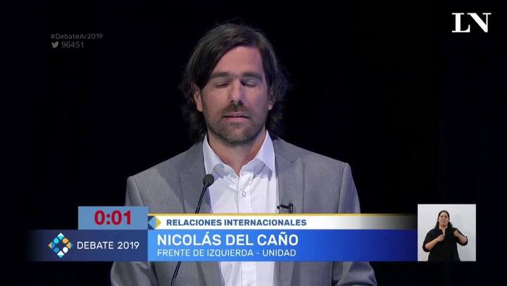 El minuto de silencio de del Caño por los muertos en Ecuedor