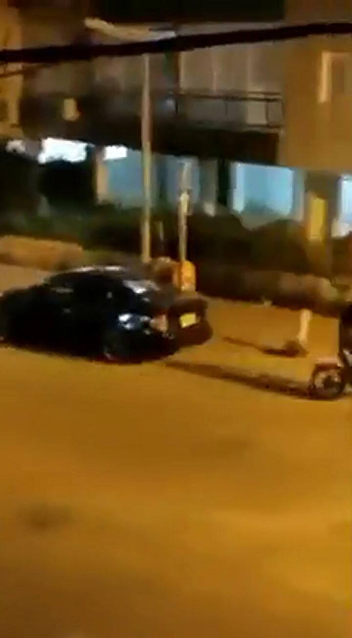 El momento en que el terrorista abre fuego en Tel Aviv
