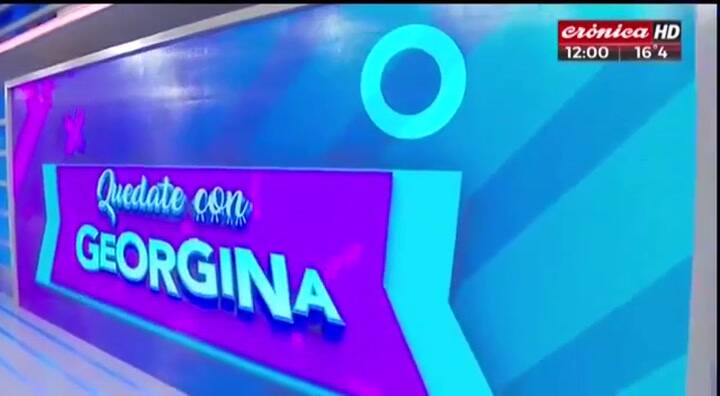 Así comenzó Georgina Barbarossa en Crónica de TV