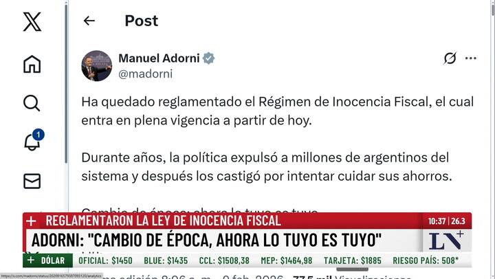 LN+ sobre la nueva ley