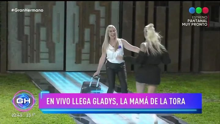 El ingreso de Gladis, la mamá de la Tora