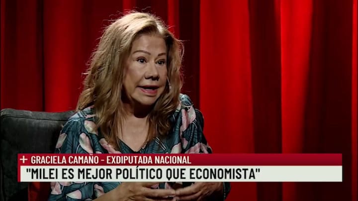 Graciela Camaño con Novaresio