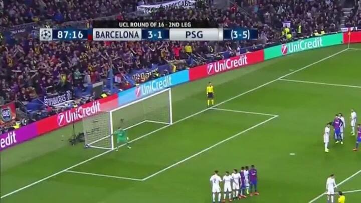 El 4-1, el golazo de Neymar de tiro libre