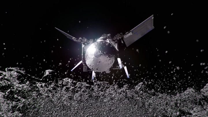 OSIRIS-APEX podría utilizar sus propulsores para remover rocas y polvo en Apophis y así permitir que los científicos vean