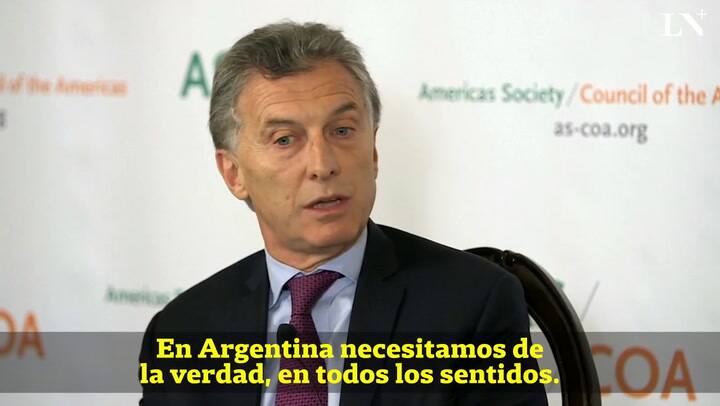 Mauricio Macri sobre el caso Nisman