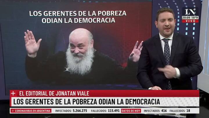 La dura columna de Jony Viale: 'El kirchnerismo se lleva mal con la democracia'