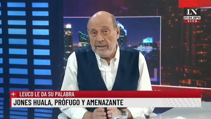 Alfredo Leuco: “Jones Huala, prófugo y amenazante”
