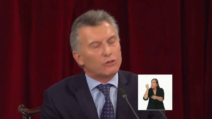 Macri, enérgico en el cierre del discurso ante el Congreso