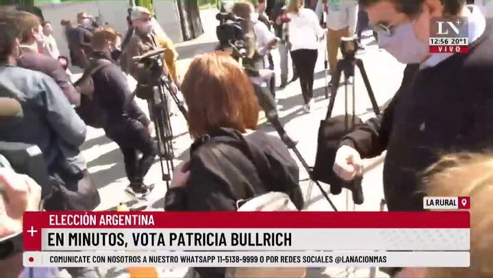 Antes de votar, habla Patricia Bullrich