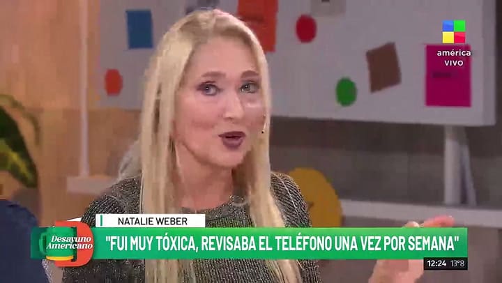 Weber afirmó que lleva un año sin revisar el celular de Zárate