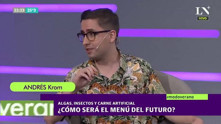 El menú del futuro: algas, carne artificial e insectos