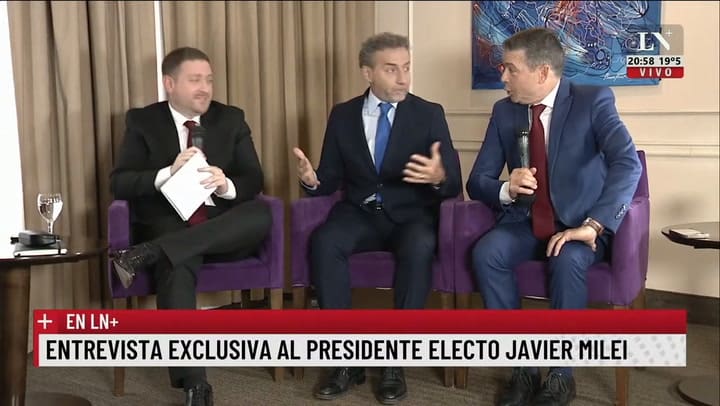 La Entrevista Completa De Javier Milei Luego De Ser Presidente Electo (Parte 2)