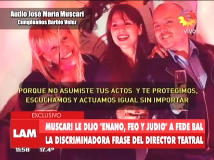 La polémica carta de Muscari para Barbie Vélez