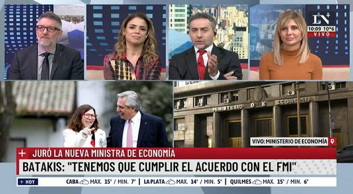 Novaresio sobre Silvina Batakis