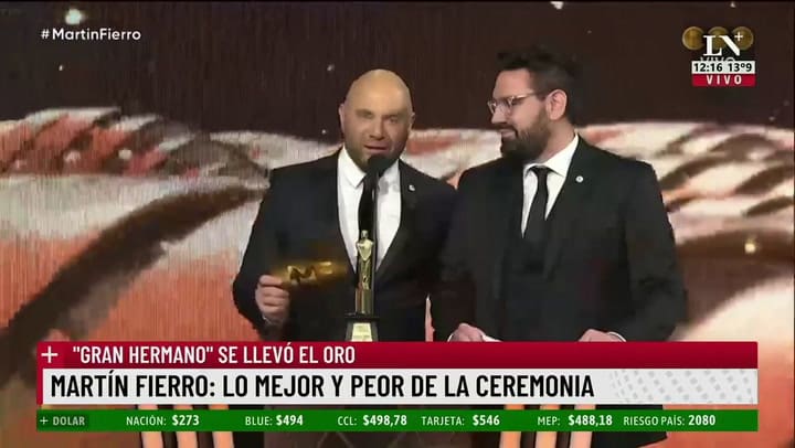 Martín Fierro: Lo mejor y peor de la ceremonia