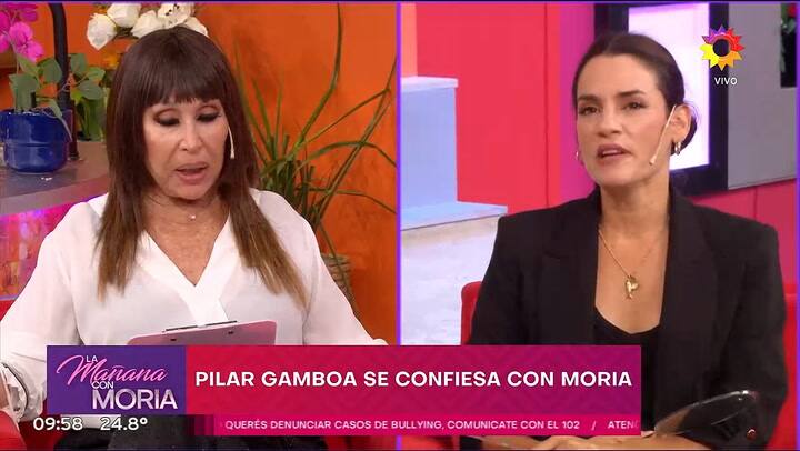 Pilar Gamboa y una escena subida de tono con Adrián Suar que hizo estallar de risa a todos