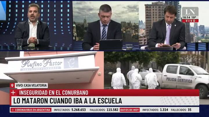 Feinmann criticó la política de seguridad: 'Se ponen del lado de los delincuentes'