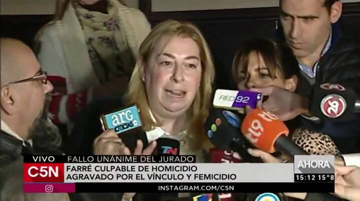 La palabra de la fiscal del caso Farré