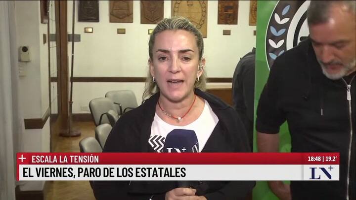 Así anunciaba Rodolfo Aguiar, Secretario General de ATE, el paro de hoy