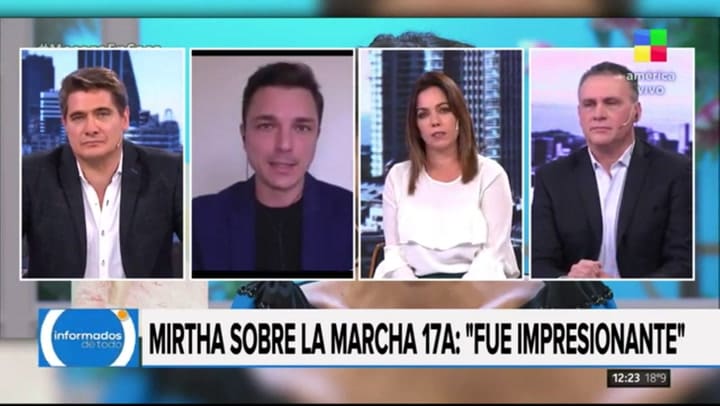 Guillermo Andino frenó a un periodista que llamó 'gorilas' a Feinmann y Etchecopar