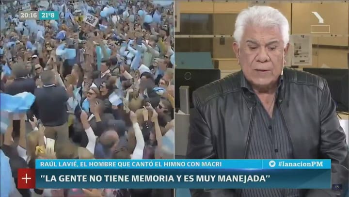 Raúl Lavié pidió el voto calificado