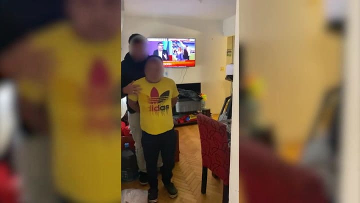 La detención del sospechoso
