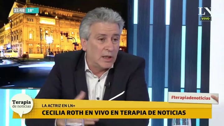 Cecilia Roth: 'Andrés Calamaro está quemado'