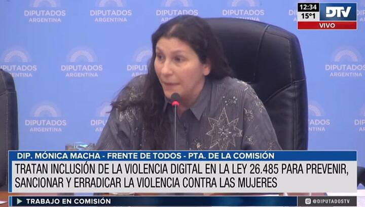 Diputados avanzó con el proyecto para tipificar la figura de violencia digital.
