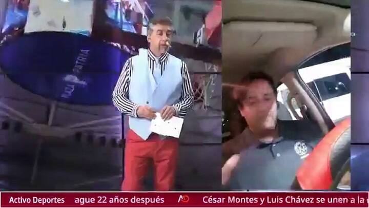 El momento en el que un periodista mexicano sufre un asalto en vivo