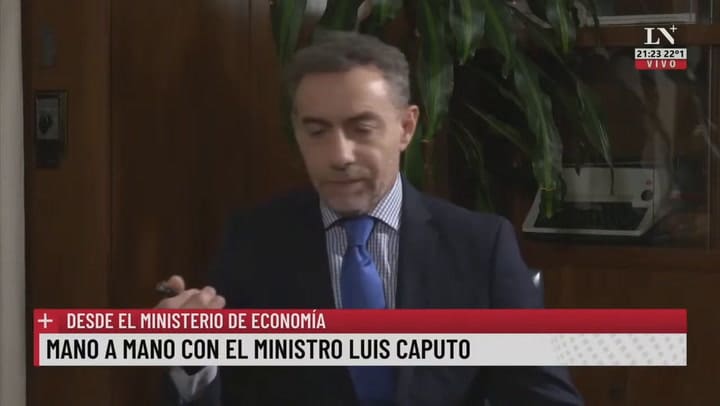 Luis Caputo Sobre El Ajuste A La Política Nos Pagamos Hasta El Café