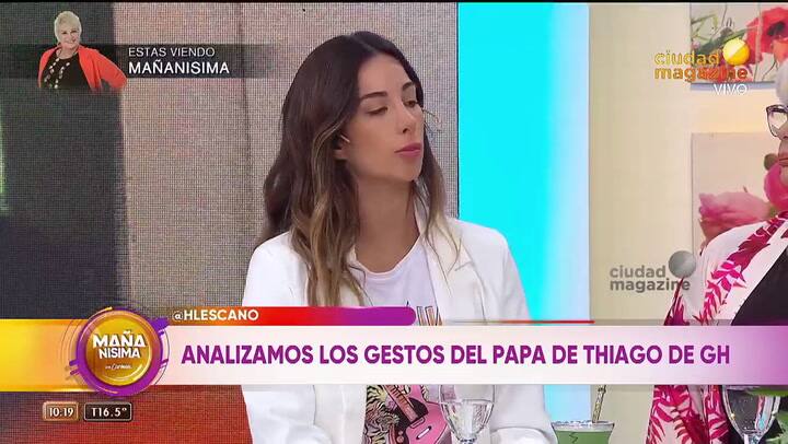 La hermana de Thiago habló sobre su padre