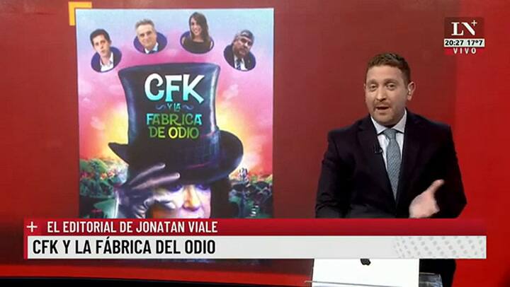 CFK y la fábrica del odio. El editorial de Jonatan Viale.