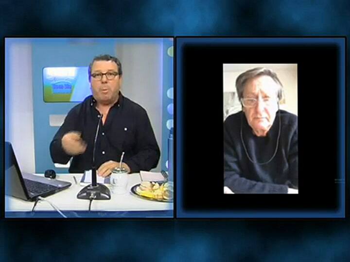 El diputado nacional Pablo Torello dio una entrevista sin pantalones - Fuente: Bragado TV