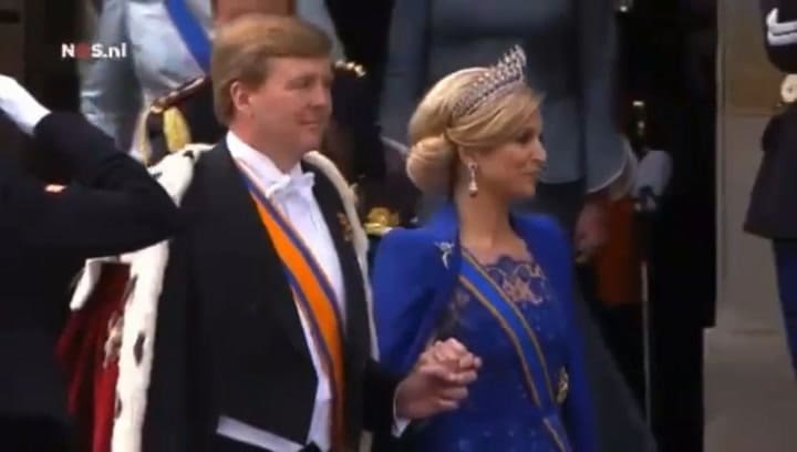 La investidura del rey Guillermo Alejandro y la reina Máxima
