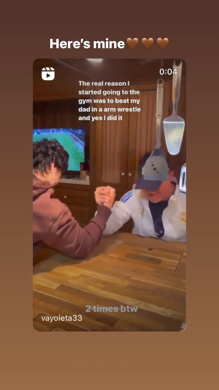 El hijo de Alejandro Sanz compartió una sentida felicitación en el Día del Padre