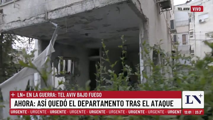 Asi quedo el departamento tras el ataque